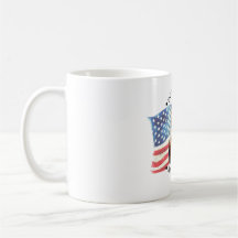 Gud välsigne Amerika med flagga/örn/eldwerk