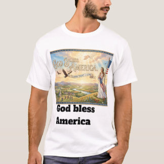 Gud välsigne Amerika T Shirt