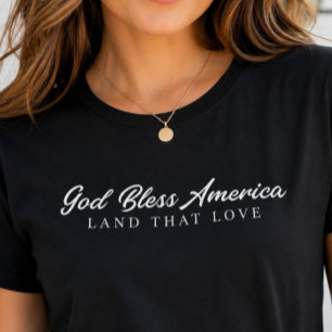 Gud välsigne Amerika T-shirt