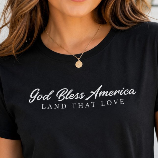 Gud välsigne Amerika T-shirt (Skapare uppladdad)