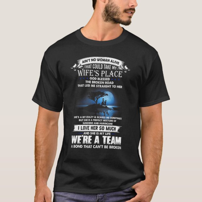 Gud välsigne den brutna vägen som gjorde mig Rak. T Shirt (Framsida)