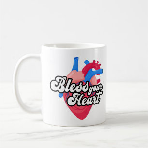 Gud välsigne ditt hjärta kaffemugg