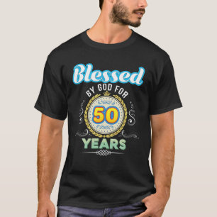 Gud välsigne i 50 år 50:e födelsedagen sedan 19 t shirt