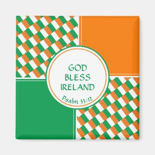 GUD VÄLSIGNE IRLAND MAGNET
