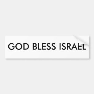 GUD VÄLSIGNE ISRAEL BILDEKAL