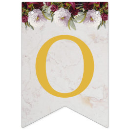 Gud välsigne Namn Blommiga Peonior Dop Kommunion Vimplar
