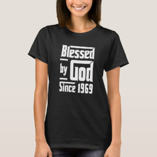 Gud välsigne sedan 1969 53:e födelsedagen Christia T Shirt