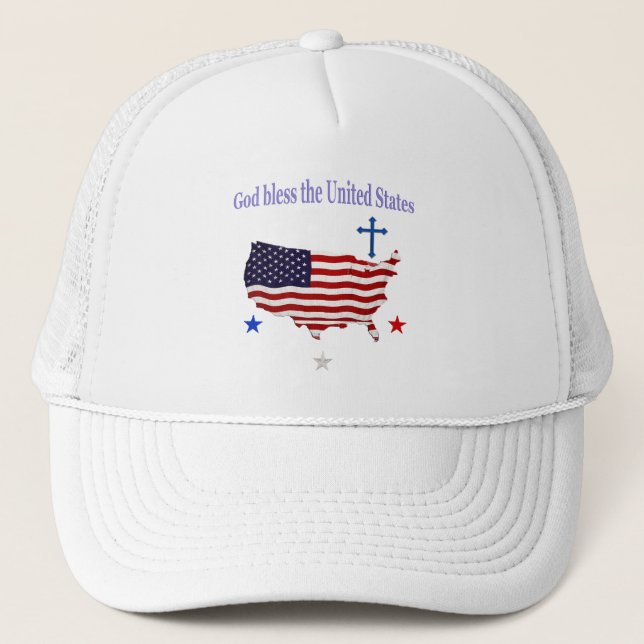 Gud välsigne USA Keps (Framsida)