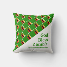 GUD VÄLSIGNE ZAMBIA Anpassad skrifttext Kudde