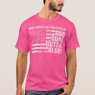 Gud Vapen Mage Ära Pro Vapen Patriotisk Amerikansk T Shirt