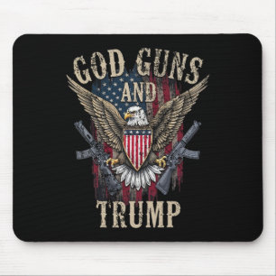 Gud Vapen Och Trump Musmatta