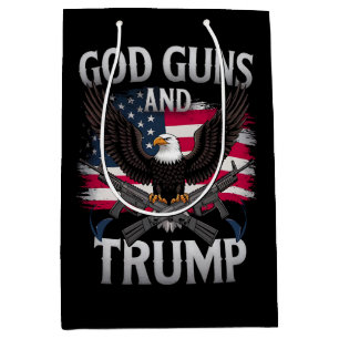 Gud Vapen Och Trump Örn Amerikansk Flagga Vintage