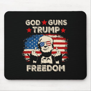 Gud Vapen Trump Frihet Republikan Konservativ Vin Musmatta