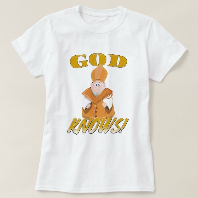 Gud vet! t shirt (Design framsida)