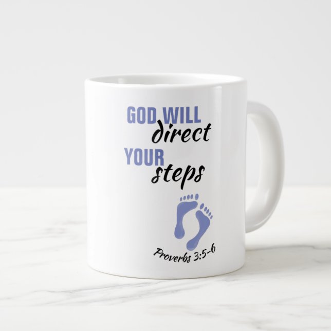 "Gud Vill" Jätte Mug Jumbo Mugg (Framsida höger)