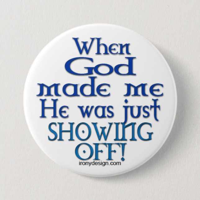 Gud visade sig.. knapp (Framsida)