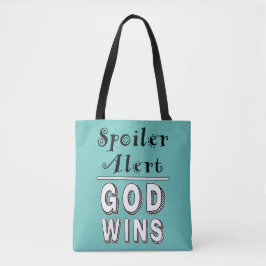 Gud Wins Tote Bag Tygkasse