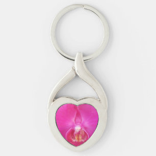 Guda Twisted Heart Silverfärgad Nyckelring