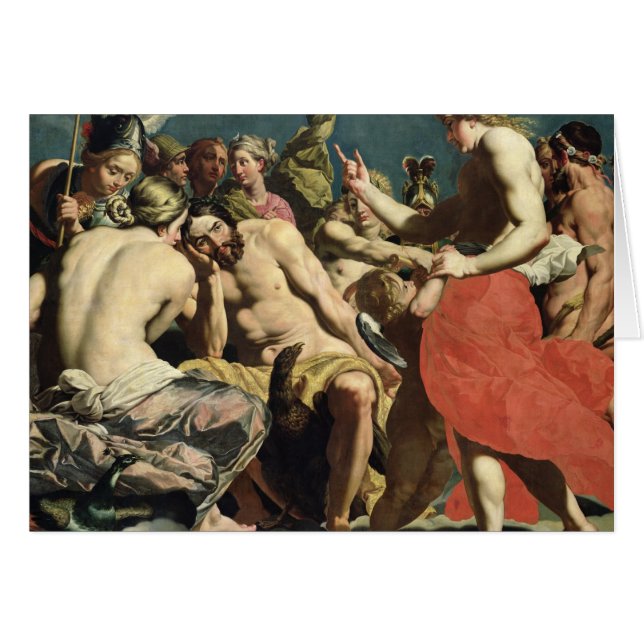 Gudarna av Olympus Hälsningskort (Framsidan Horizontal)