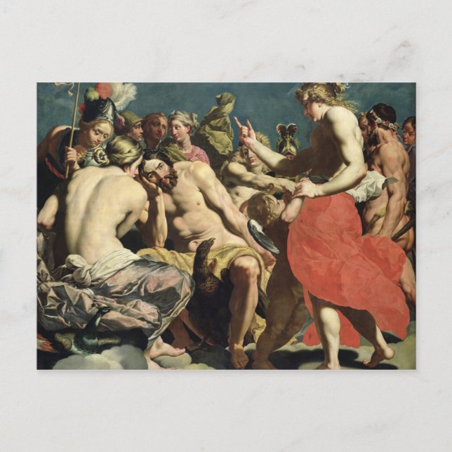 Gudarna av Olympus Vykort (Framsida)