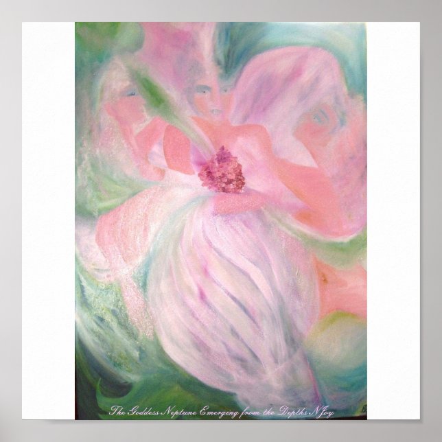 Gudarna Neptune kommer från djupet Poster (Framsidan)