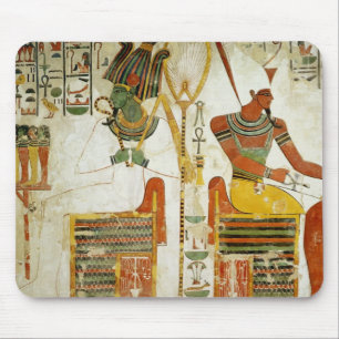 Gudarna Osiris och Atum, från graven av Musmatta