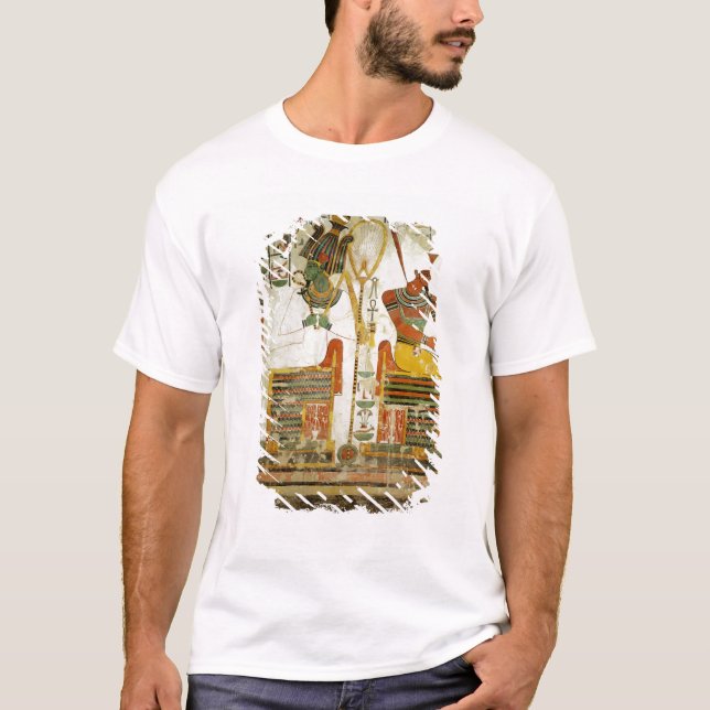 Gudarna Osiris och Atum, från graven av T-shirt (Framsida)