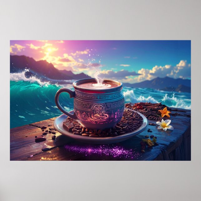 GUDARNAS DRYCK - KAKAO POSTER (Framsidan)