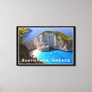 Gudarnas hålighet — Zakynthos avslöjad Canvastryck