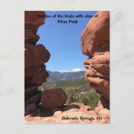 Gudarnas trädgård Colorado Springs vykort