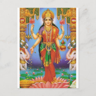 guddes laxshmi vykort