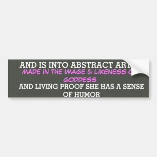 guddess humor bildekal