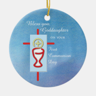 Guddotter, Första nattvarden, Turkos Julgransprydnad Keramik