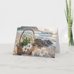 Guddotter Grattis Mors Dag med ljus Kort