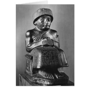 Gudea Prince av Lagash Hälsningskort