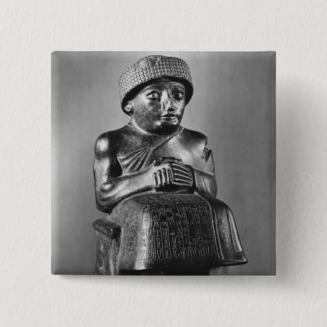 Gudea Prince av Lagash Knapp (Framsida)