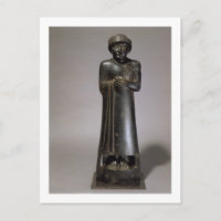 Gudea-statyn, prins of Lagash, Neo-Sumerian, f