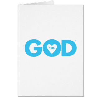 Guden älskar dig hälsningskort