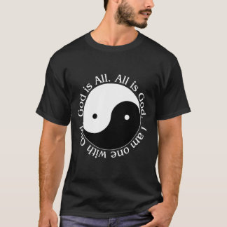 Guden är all Yin-yang-darkshirt Tröja