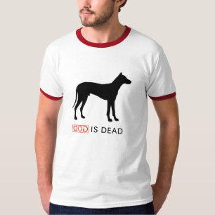 Guden är den döda T-tröja T-shirt