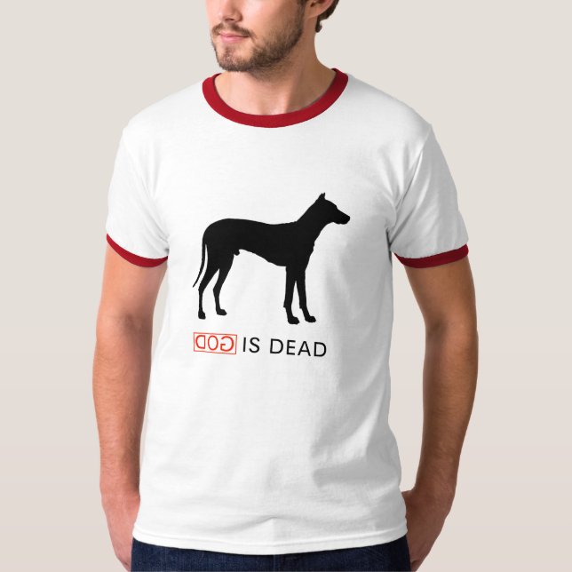 Guden är den döda T-tröja T-shirt (Framsida)