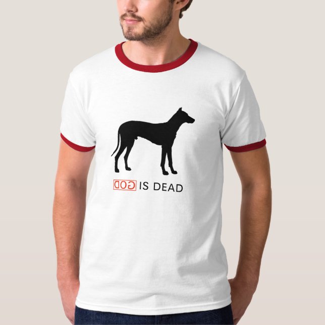 Guden är den döda T-tröja Tee (Framsida)