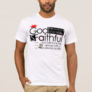 Guden är den trogna (Male/kvinnligt) tshirten Tee