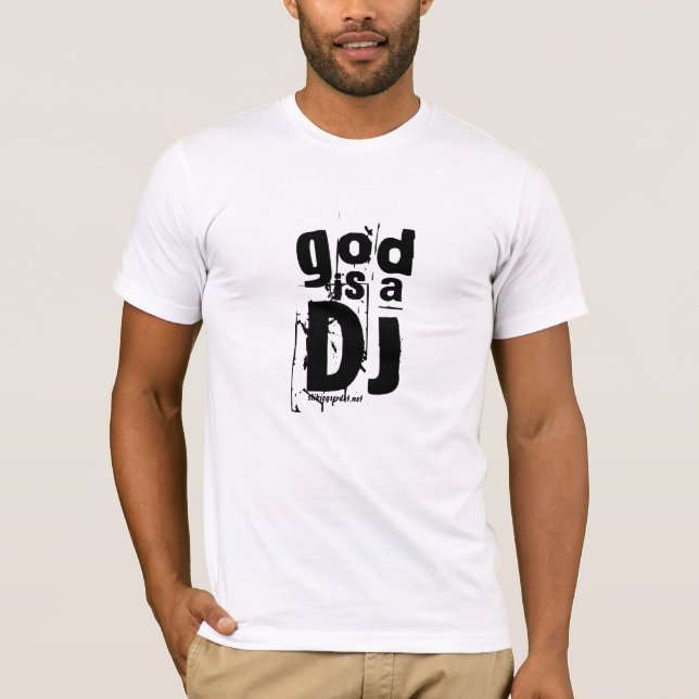 Guden är en DJ mig T Shirt (Framsida)