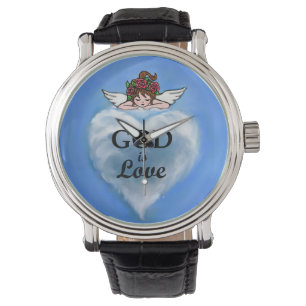 Guden är kärlek armbandsur