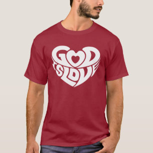 Guden är kristen för coolan för scripturen för t shirt