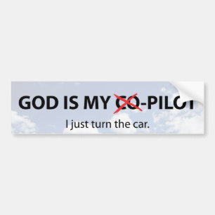 Guden är min - C-nolla-Pilot- bildekal