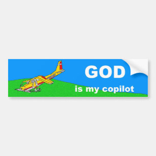 guden är min copilot bildekal