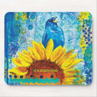 Guden är min styrka och min sång Mousepad Musmatta