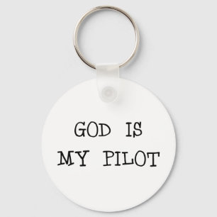 Guden är mitt pilot- nyckelring